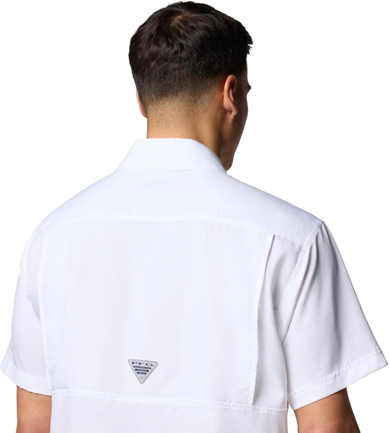 imageColumbia Mens PFG Backwater Short Sleeve ShirtWhite