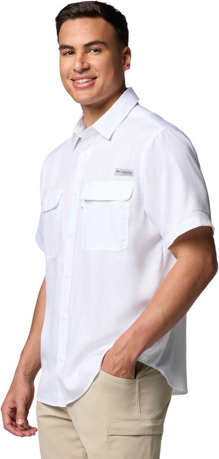 imageColumbia Mens PFG Backwater Short Sleeve ShirtWhite