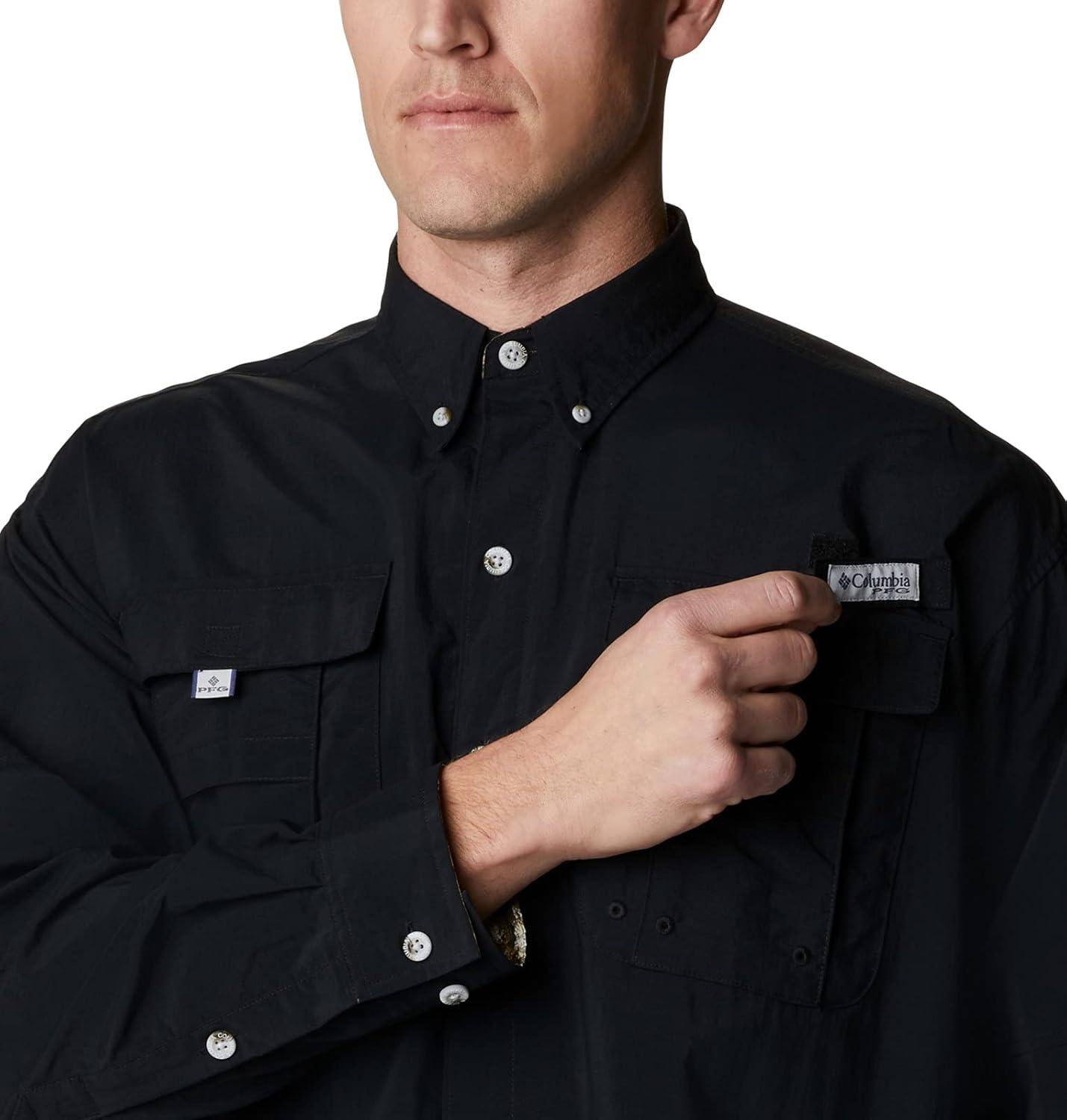 imageColumbia Mens PFG Bahama II Long Sleeve ShirtBlackRealtree Edge