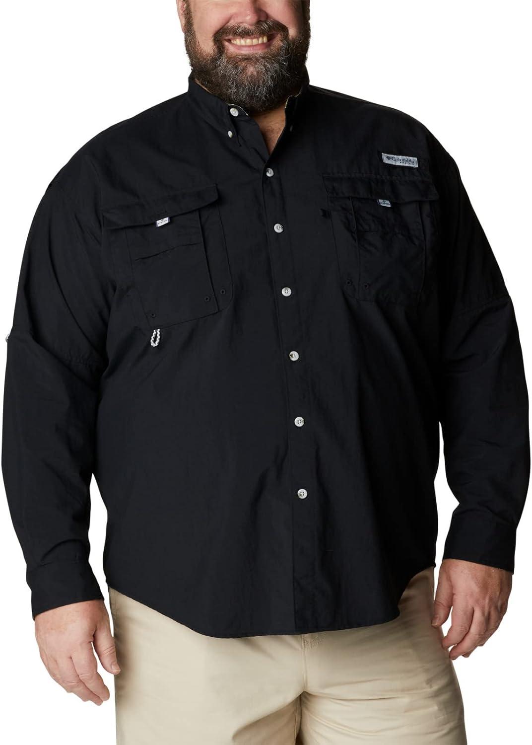 imageColumbia Mens PFG Bahama II Long Sleeve ShirtBlackRealtree Edge