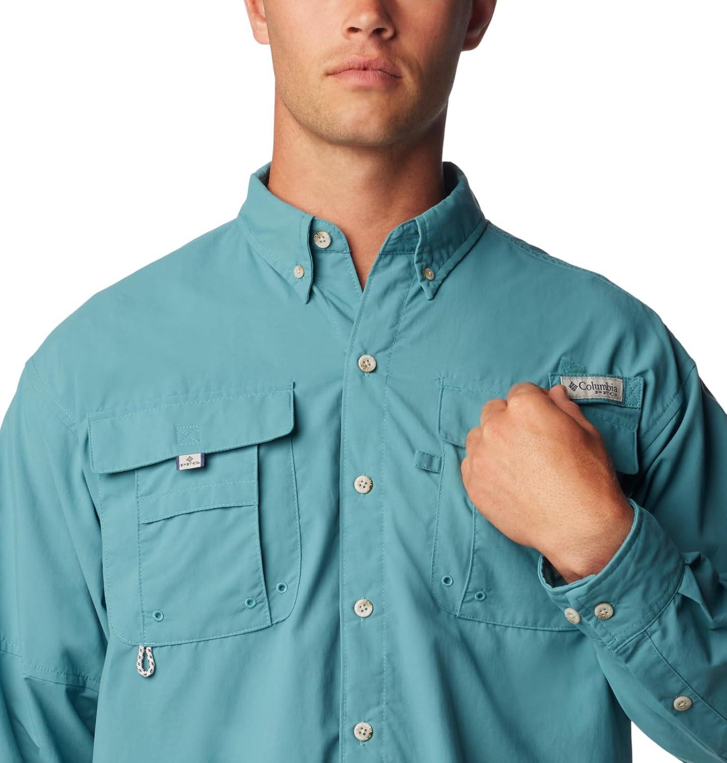 imageColumbia Mens PFG Bahama II Long Sleeve ShirtCanyon Blue
