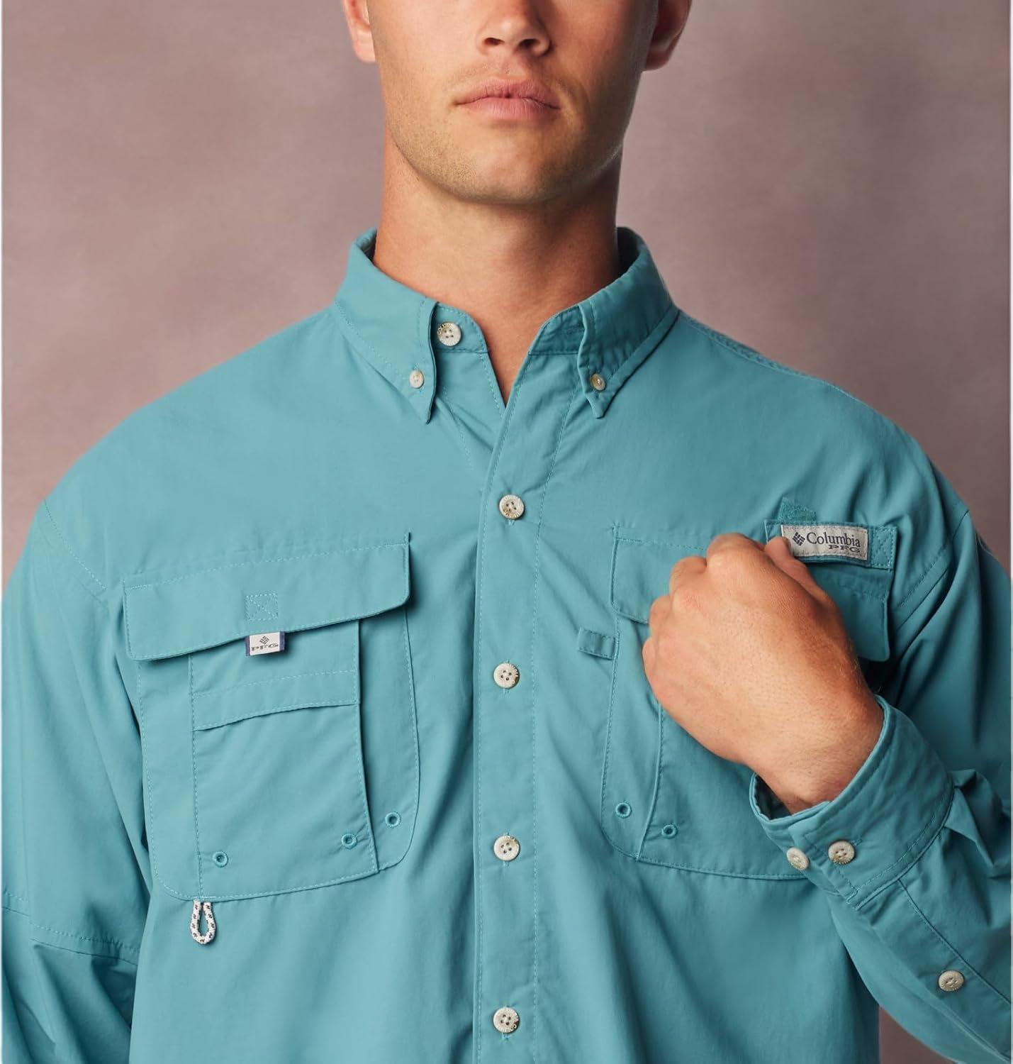 imageColumbia Mens PFG Bahama II Long Sleeve ShirtCanyon Blue