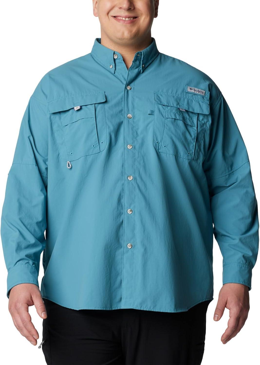 imageColumbia Mens PFG Bahama II Long Sleeve ShirtCanyon Blue