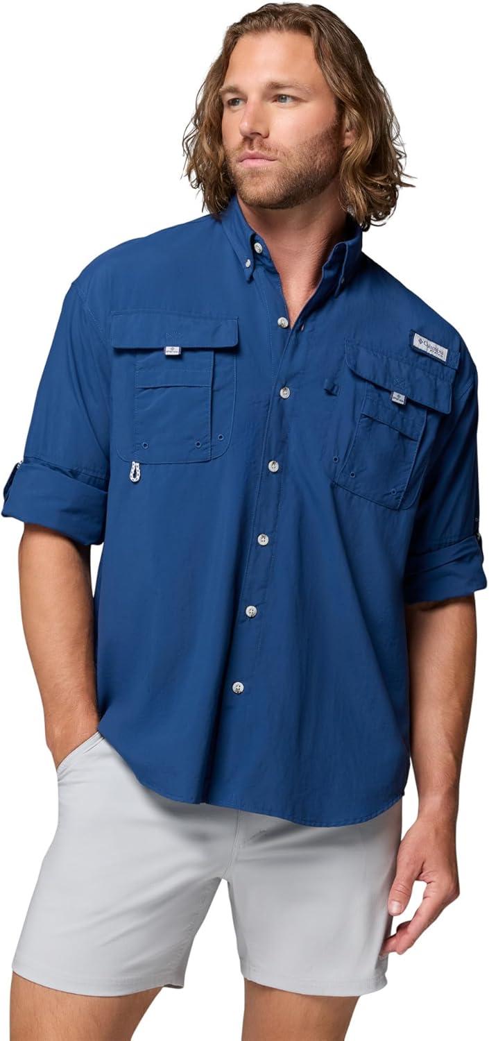 imageColumbia Mens PFG Bahama II Long Sleeve ShirtCarbon
