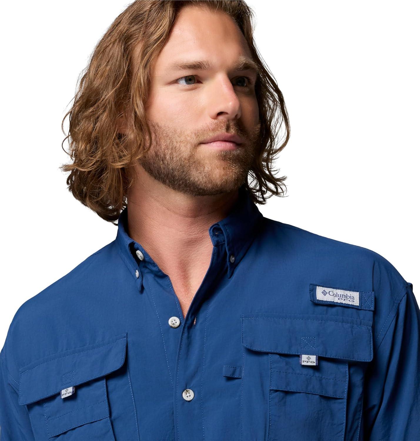 imageColumbia Mens PFG Bahama II Long Sleeve ShirtCarbon