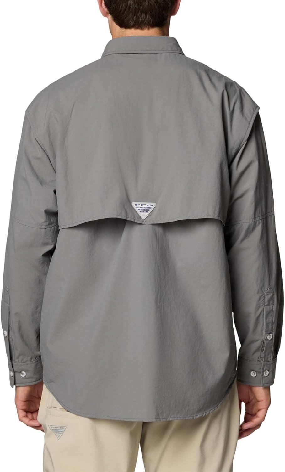 imageColumbia Mens PFG Bahama II Long Sleeve ShirtCity Grey