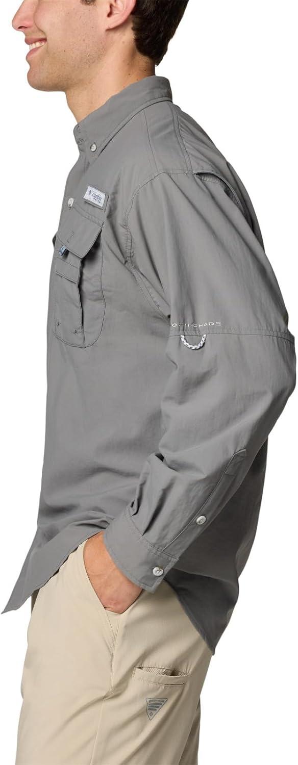 imageColumbia Mens PFG Bahama II Long Sleeve ShirtCity Grey
