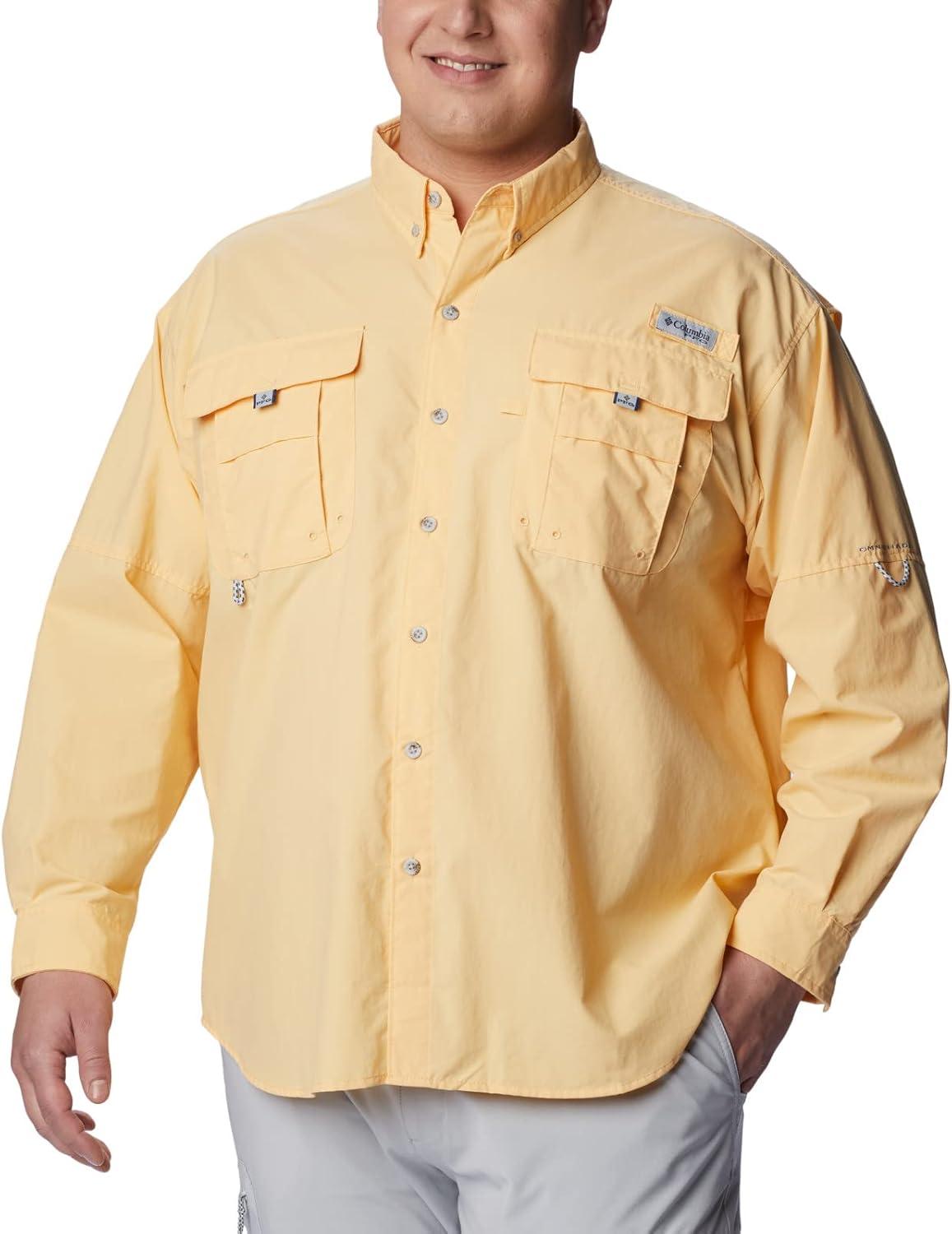 imageColumbia Mens PFG Bahama II Long Sleeve ShirtCocoa Butter