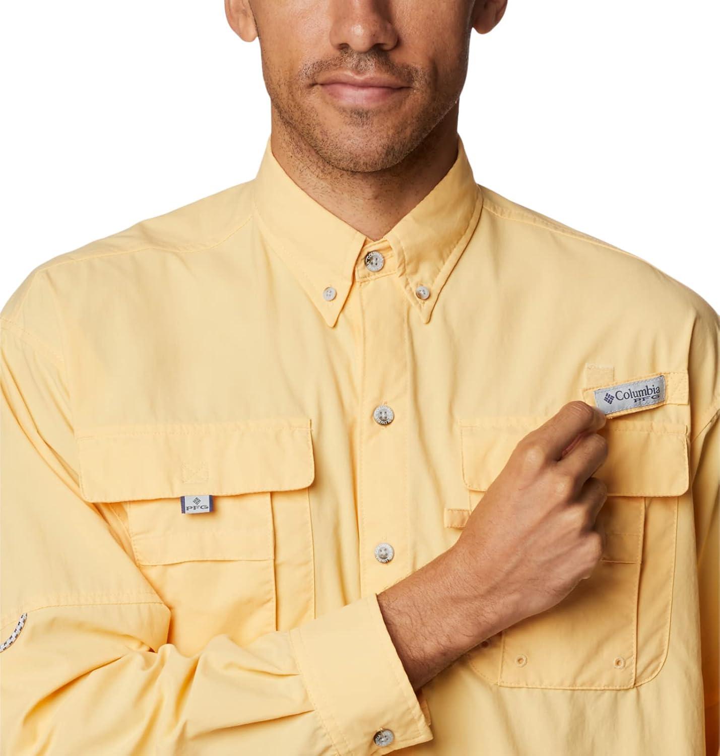 imageColumbia Mens PFG Bahama II Long Sleeve ShirtCocoa Butter