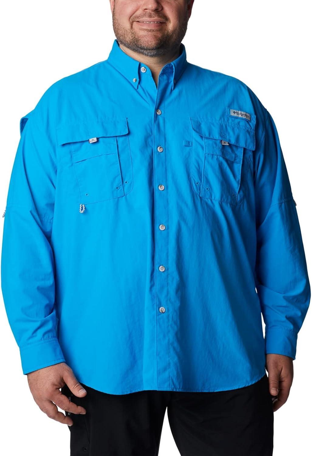 imageColumbia Mens PFG Bahama II Long Sleeve ShirtCompass Blue