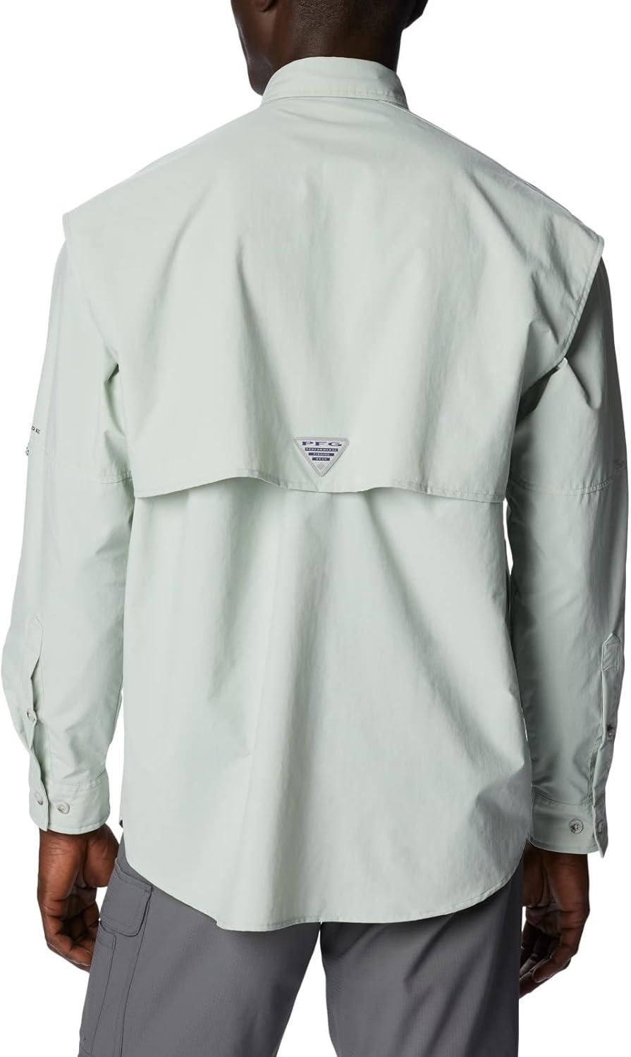 imageColumbia Mens PFG Bahama II Long Sleeve ShirtCool Green