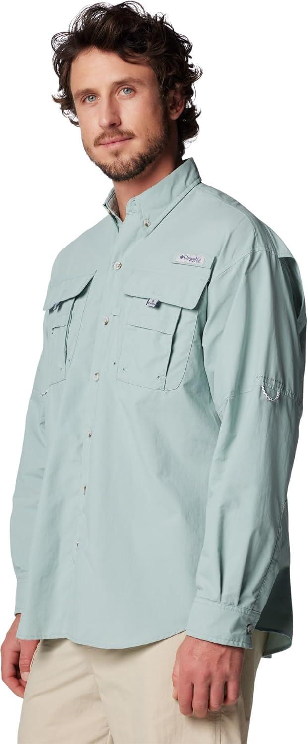 imageColumbia Mens PFG Bahama II Long Sleeve ShirtCrushed Blue