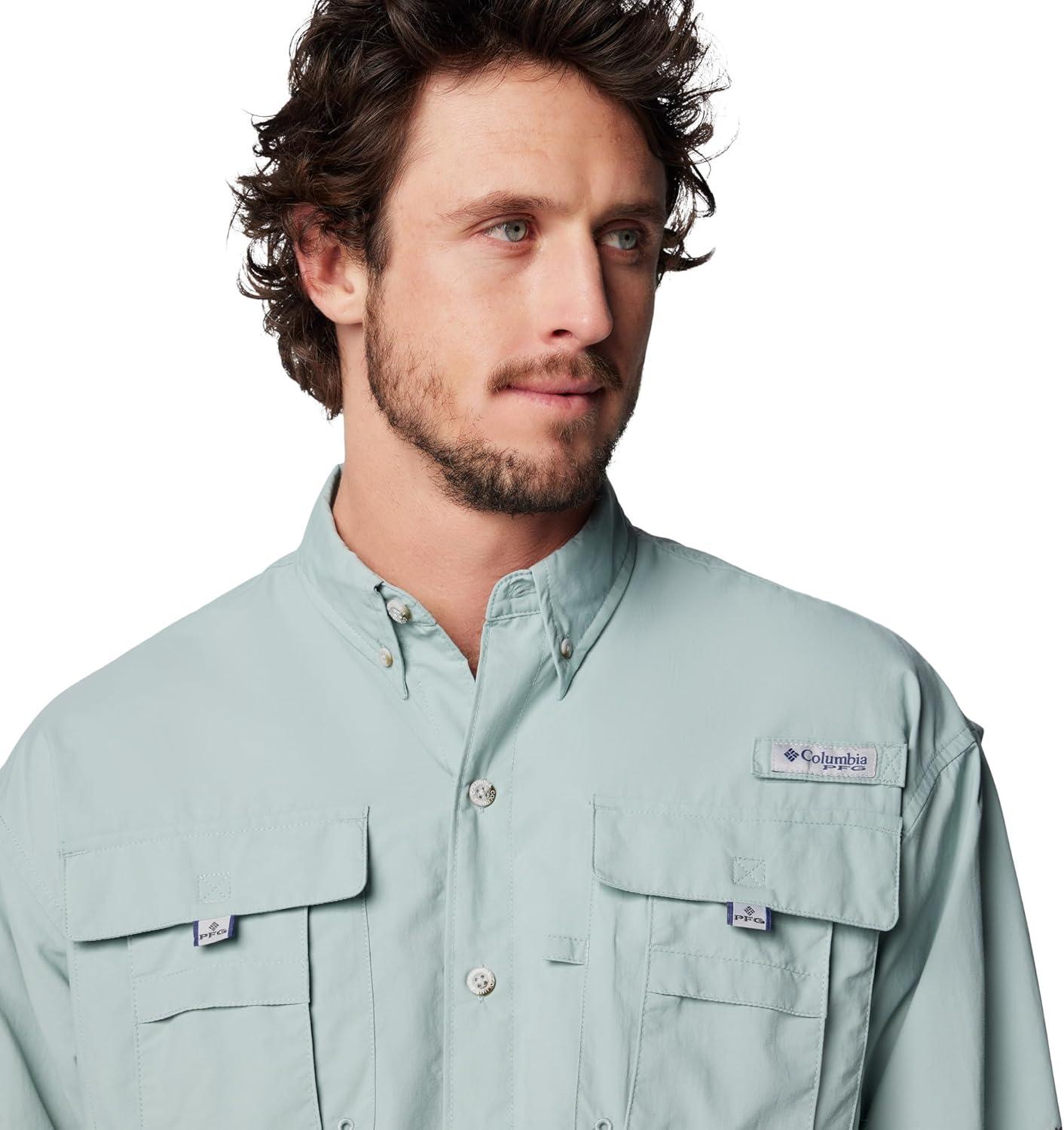 imageColumbia Mens PFG Bahama II Long Sleeve ShirtCrushed Blue
