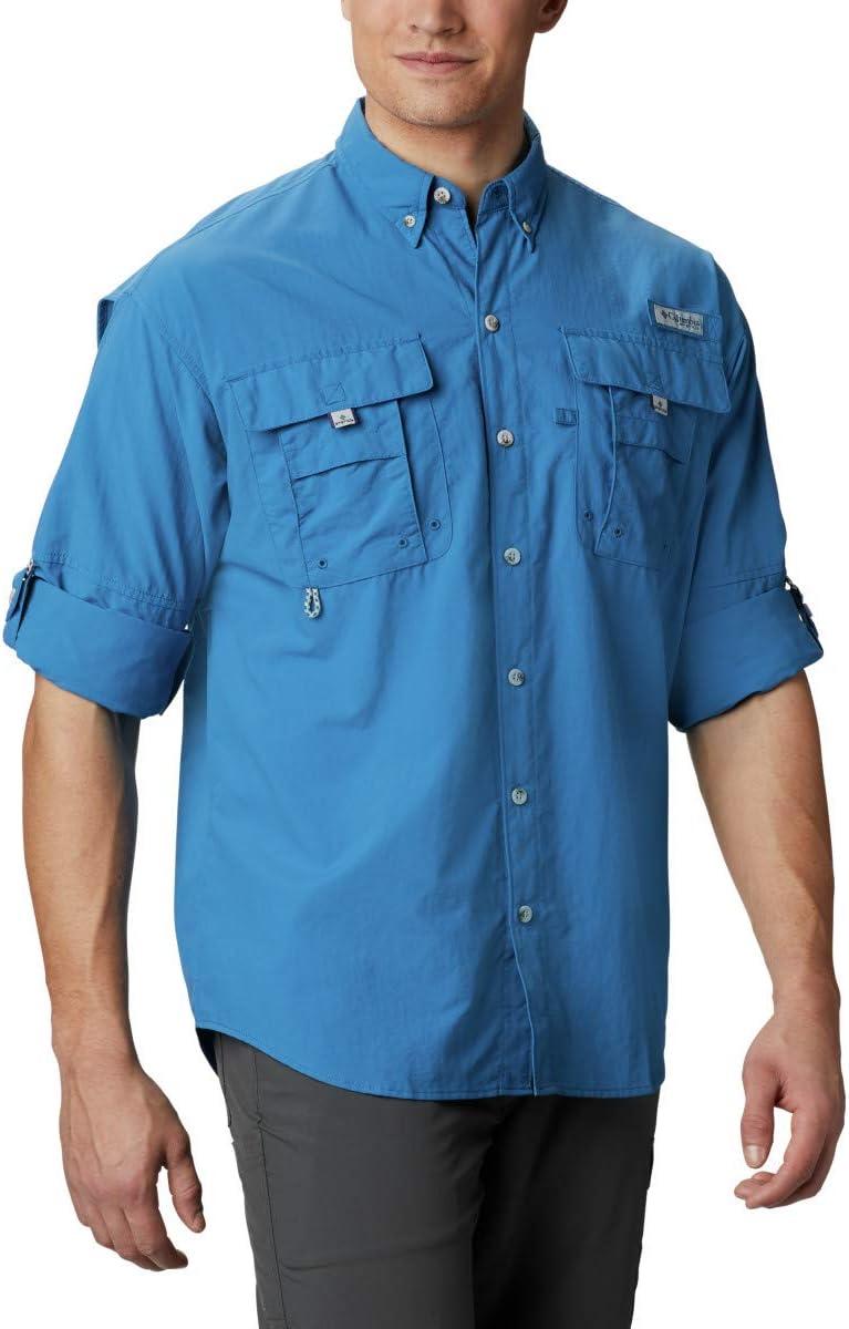 imageColumbia Mens PFG Bahama II Long Sleeve ShirtDark Pool