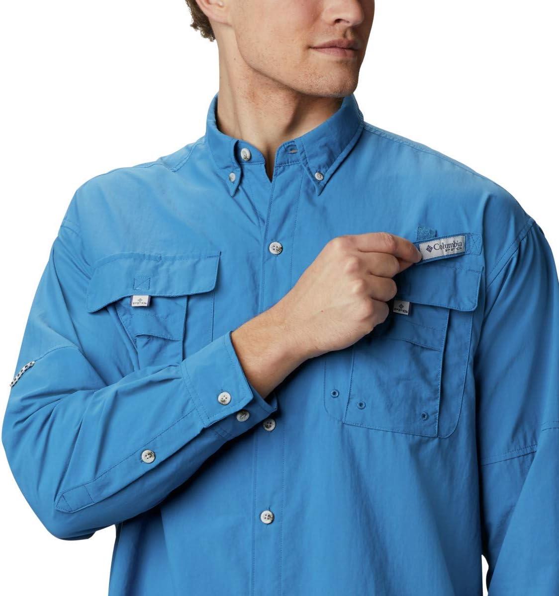 imageColumbia Mens PFG Bahama II Long Sleeve ShirtDark Pool