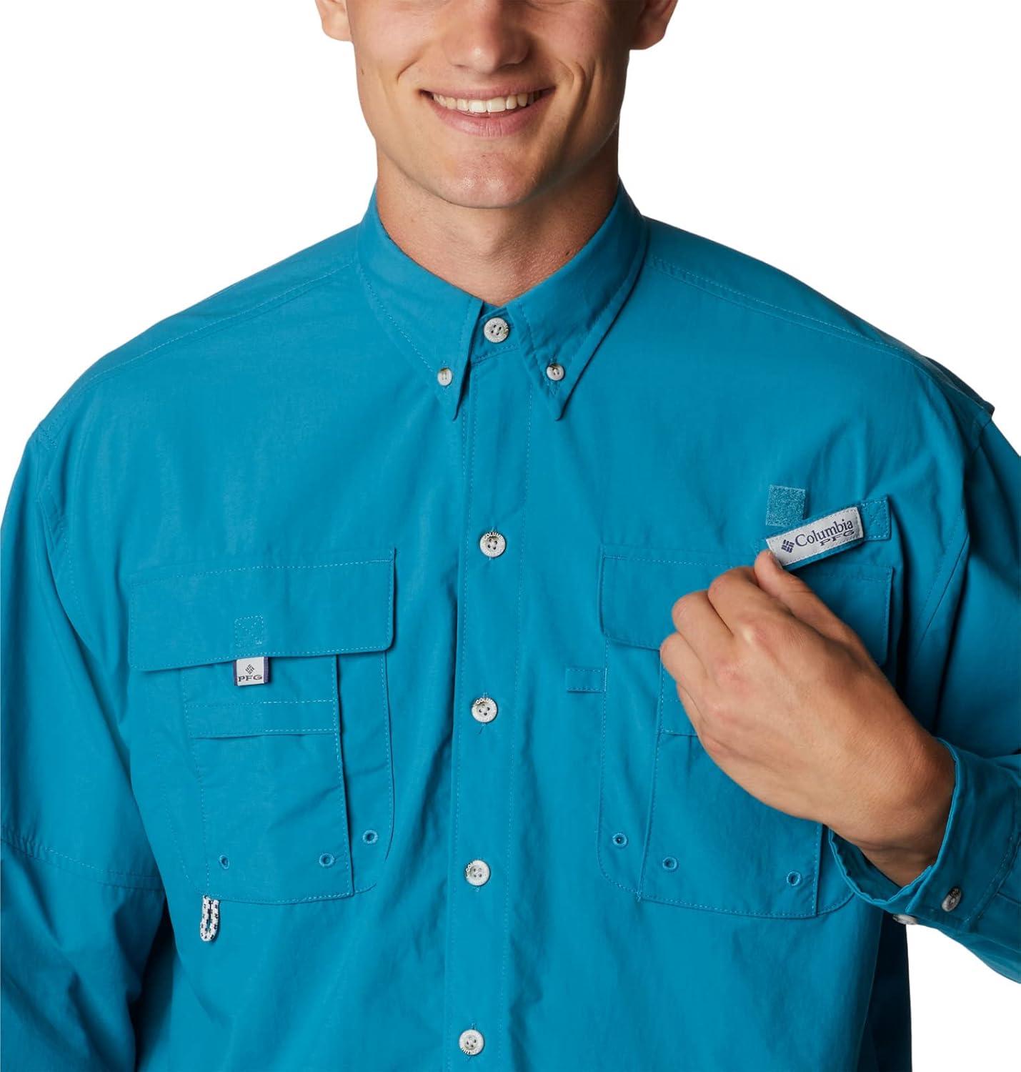 imageColumbia Mens PFG Bahama II Long Sleeve ShirtDeep Marine