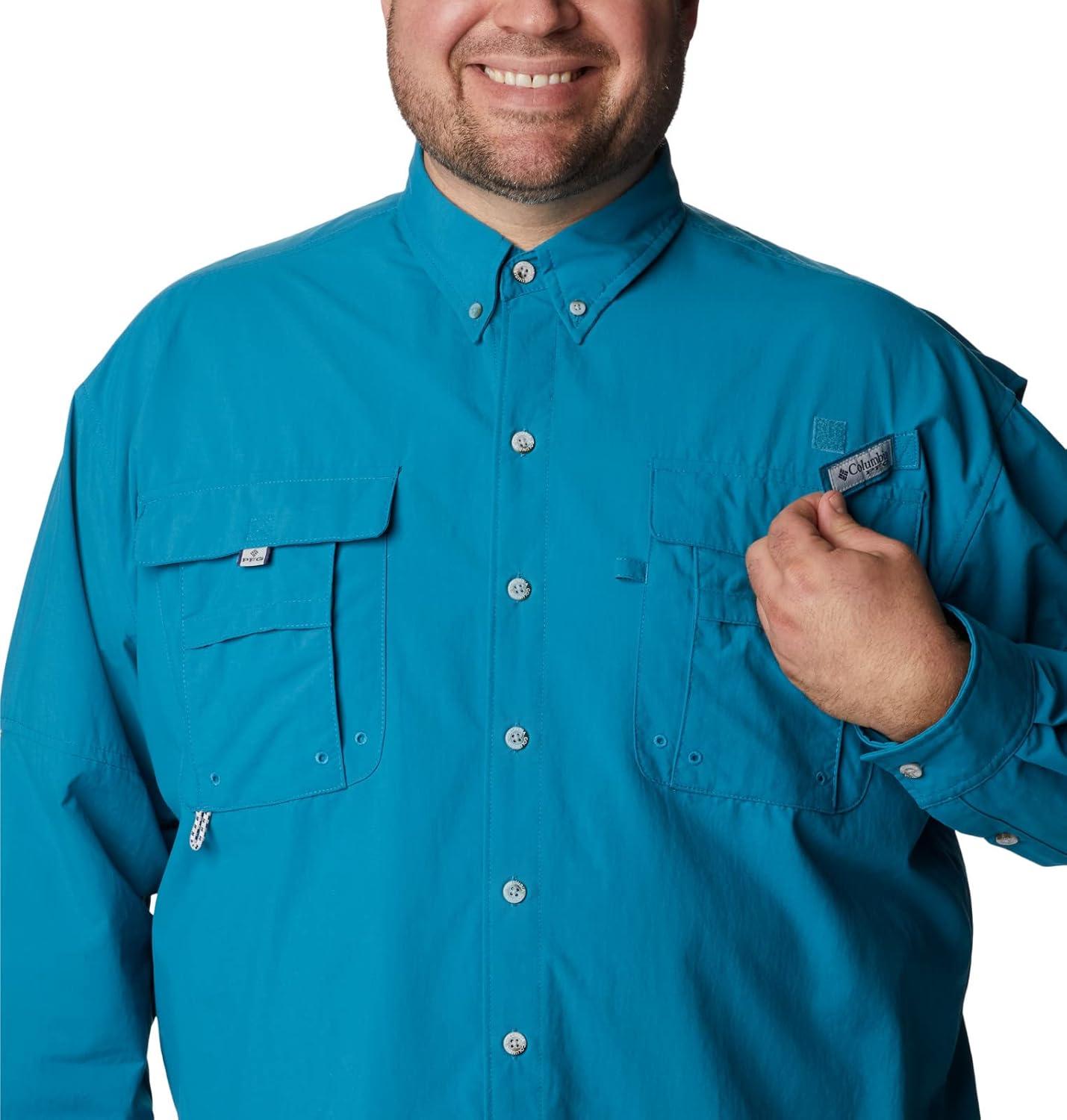 imageColumbia Mens PFG Bahama II Long Sleeve ShirtDeep Marine