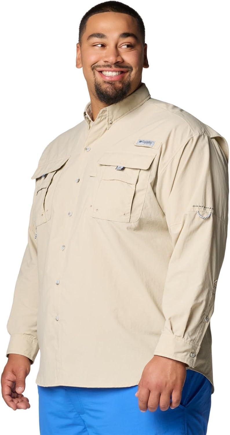 imageColumbia Mens PFG Bahama II Long Sleeve ShirtFossil