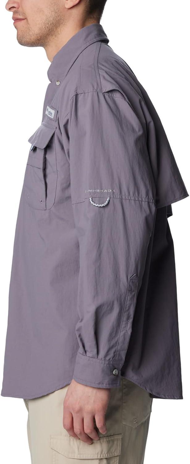 imageColumbia Mens PFG Bahama II Long Sleeve ShirtGranite Purple
