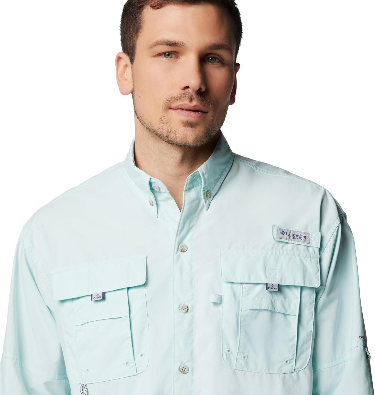 imageColumbia Mens PFG Bahama II Long Sleeve ShirtIcy Morn