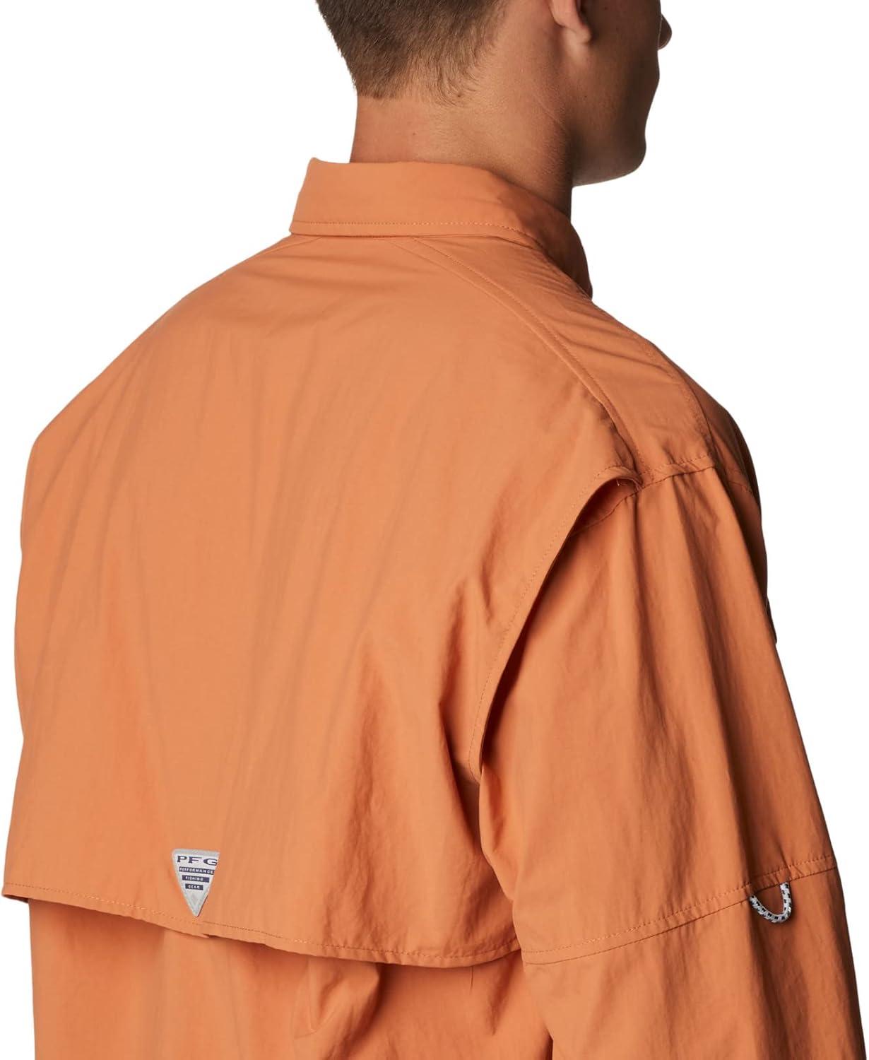 imageColumbia Mens PFG Bahama II Long Sleeve ShirtIsland Orange
