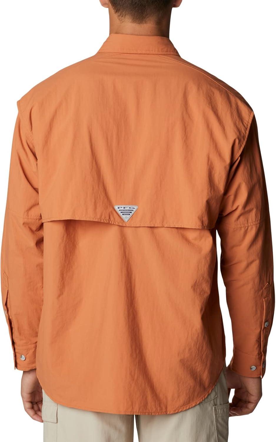 imageColumbia Mens PFG Bahama II Long Sleeve ShirtIsland Orange