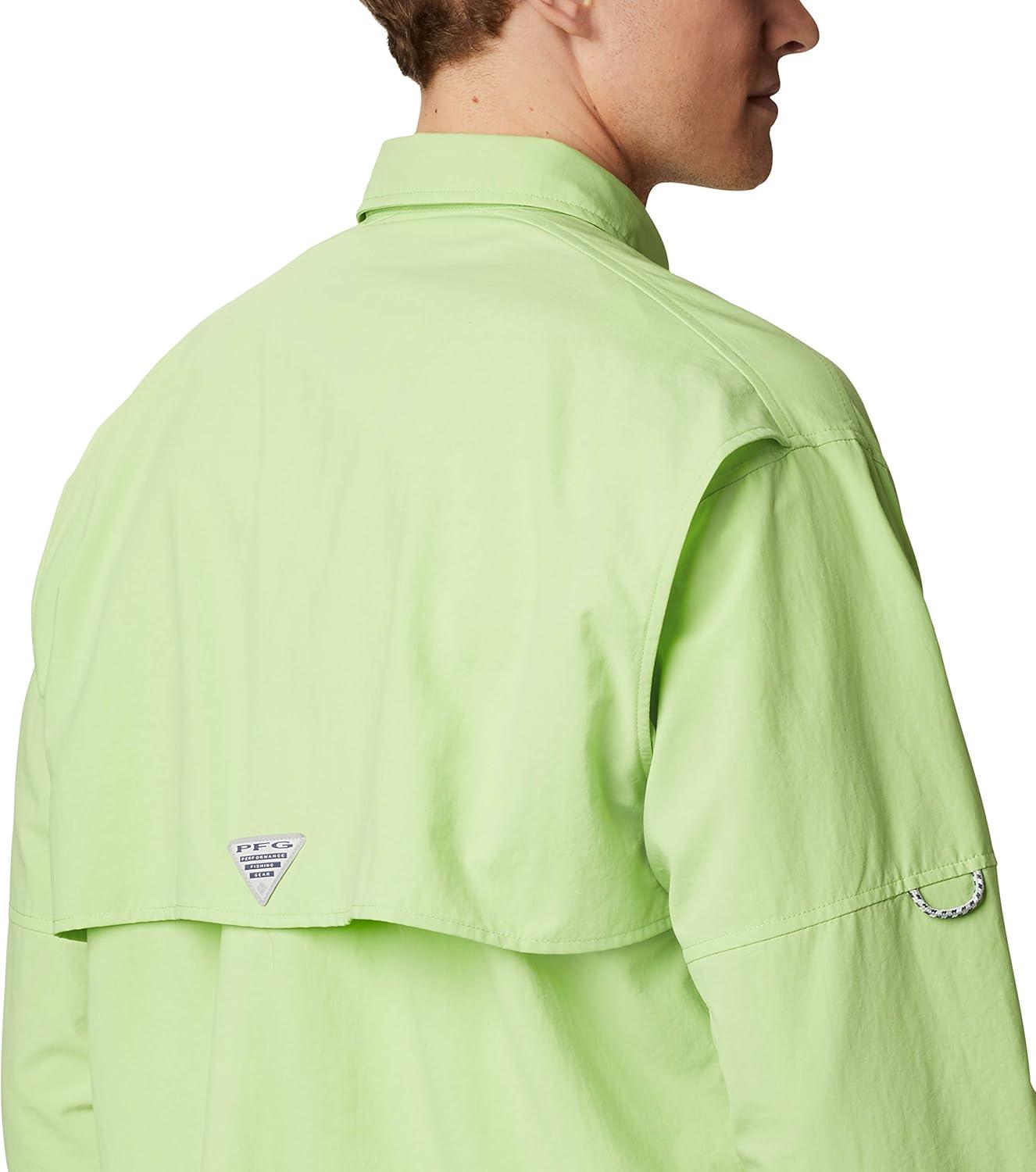 imageColumbia Mens PFG Bahama II Long Sleeve ShirtJade Lime