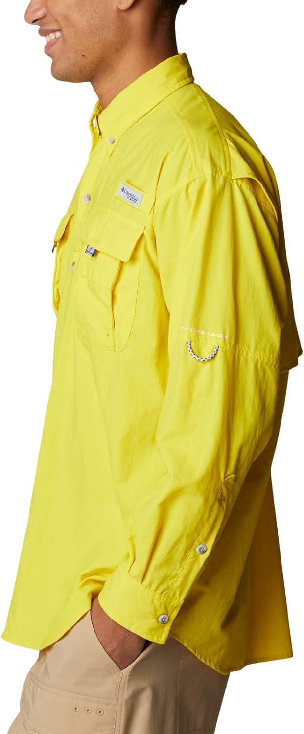 imageColumbia Mens PFG Bahama II Long Sleeve ShirtLaser Lemon