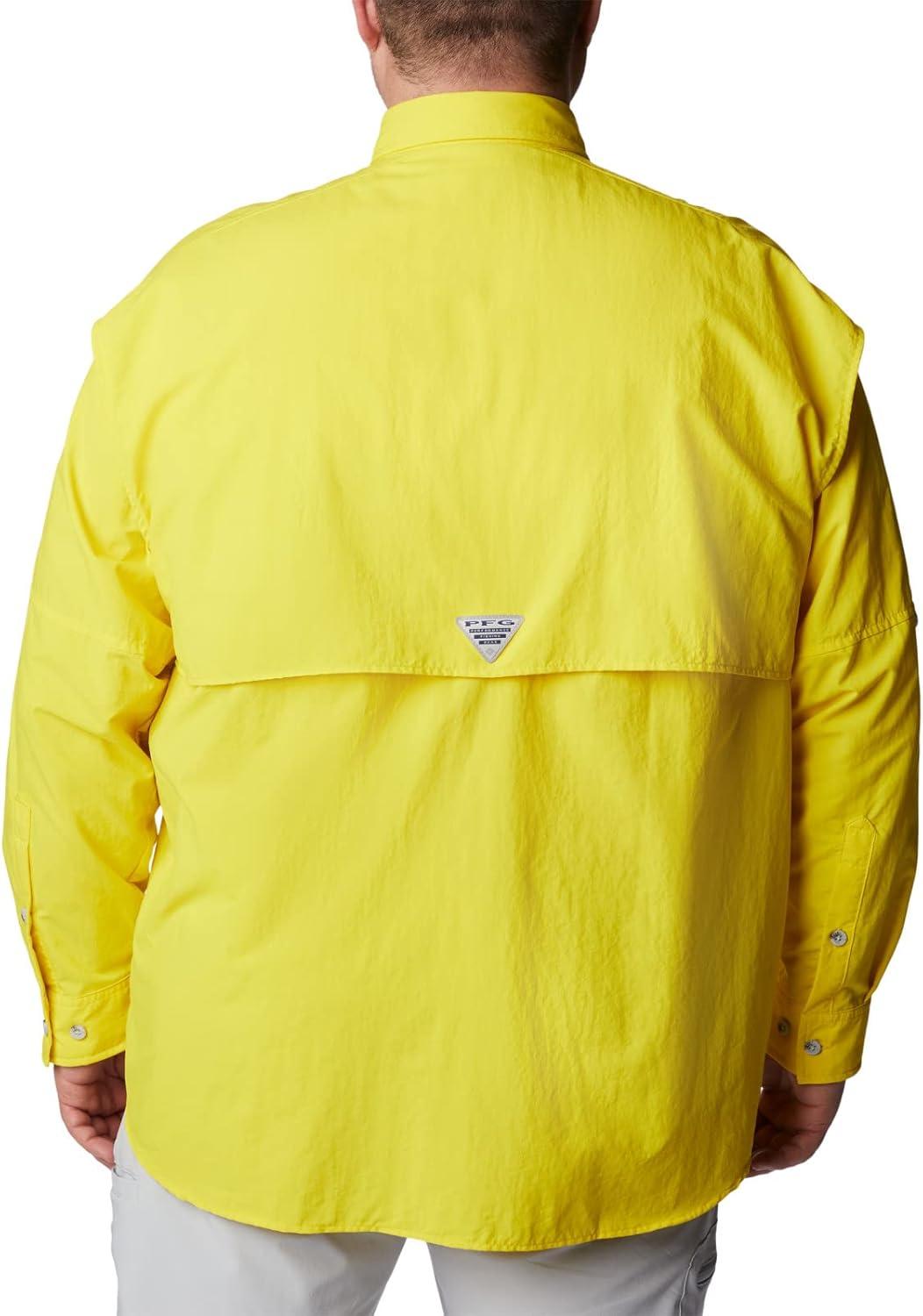imageColumbia Mens PFG Bahama II Long Sleeve ShirtLaser Lemon