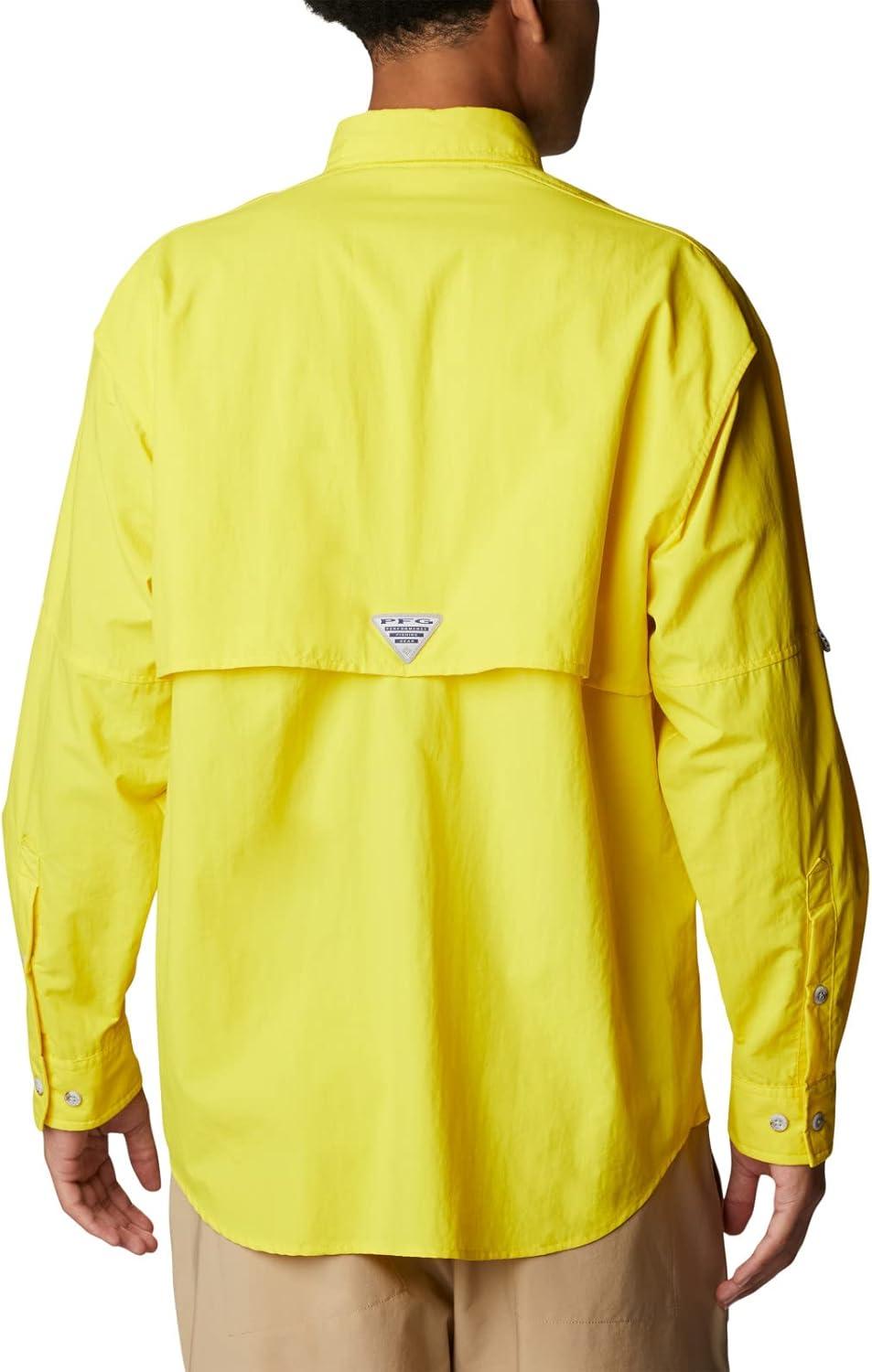imageColumbia Mens PFG Bahama II Long Sleeve ShirtLaser Lemon