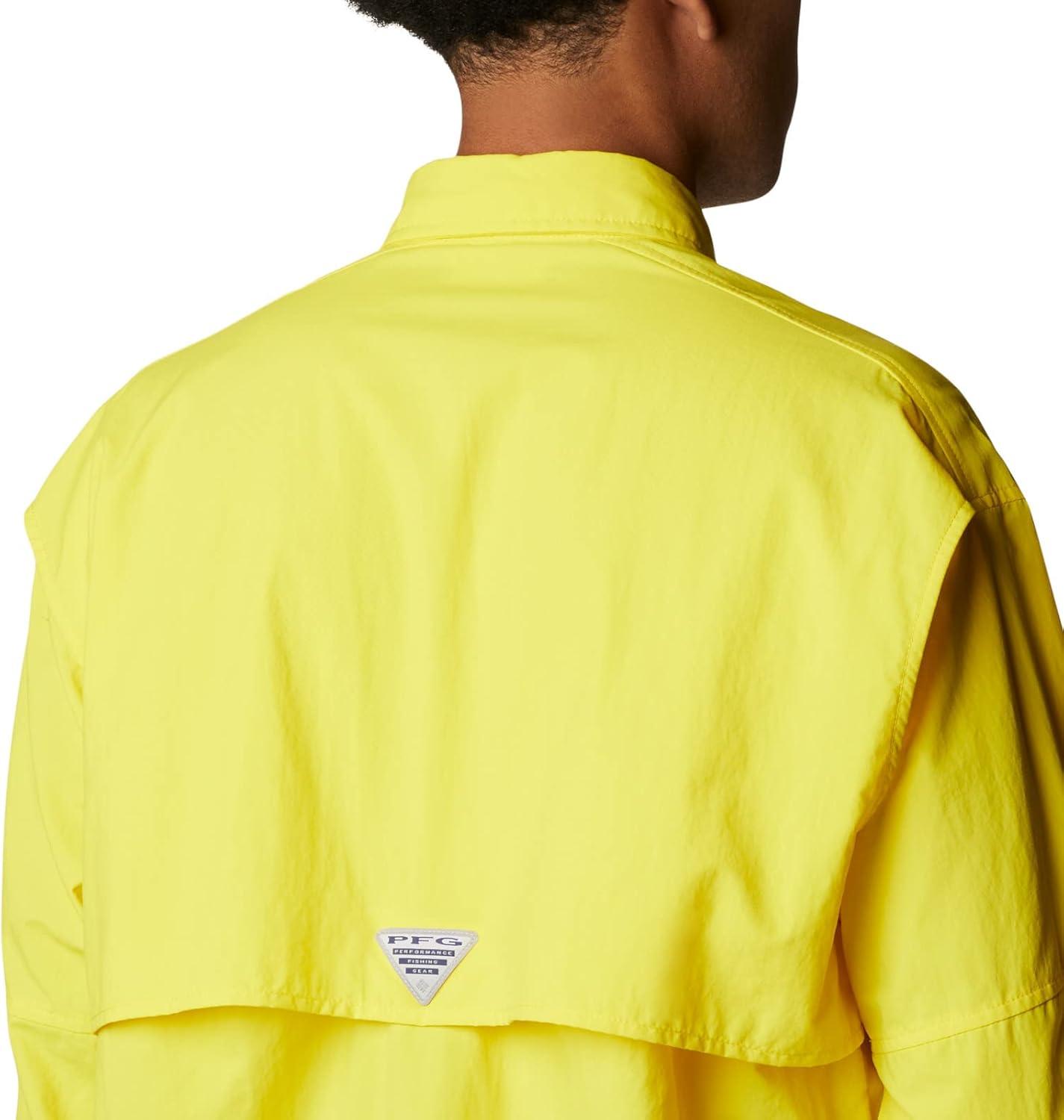 imageColumbia Mens PFG Bahama II Long Sleeve ShirtLaser Lemon