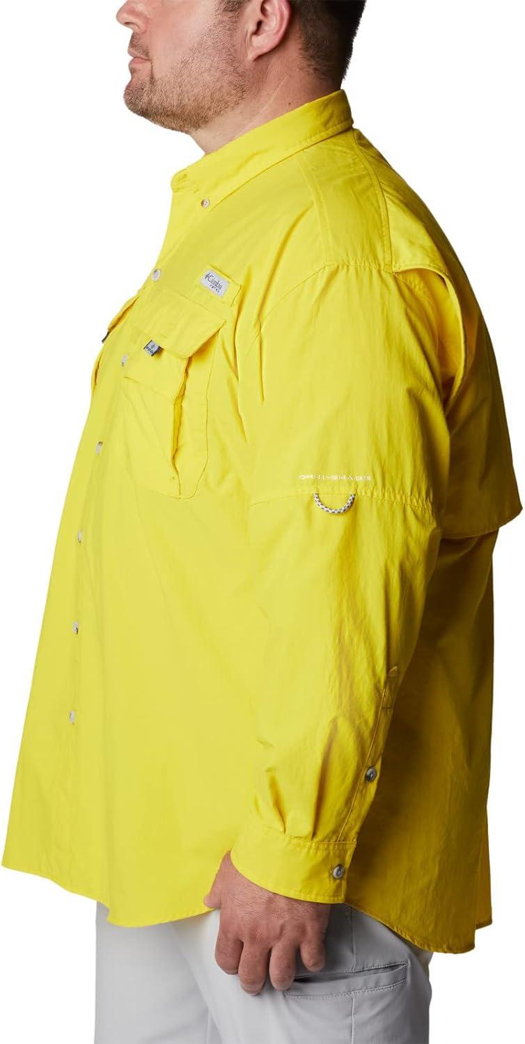 imageColumbia Mens PFG Bahama II Long Sleeve ShirtLaser Lemon