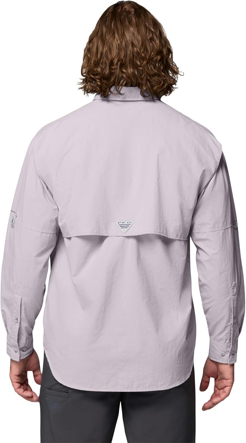imageColumbia Mens PFG Bahama II Long Sleeve ShirtLavender Pearl