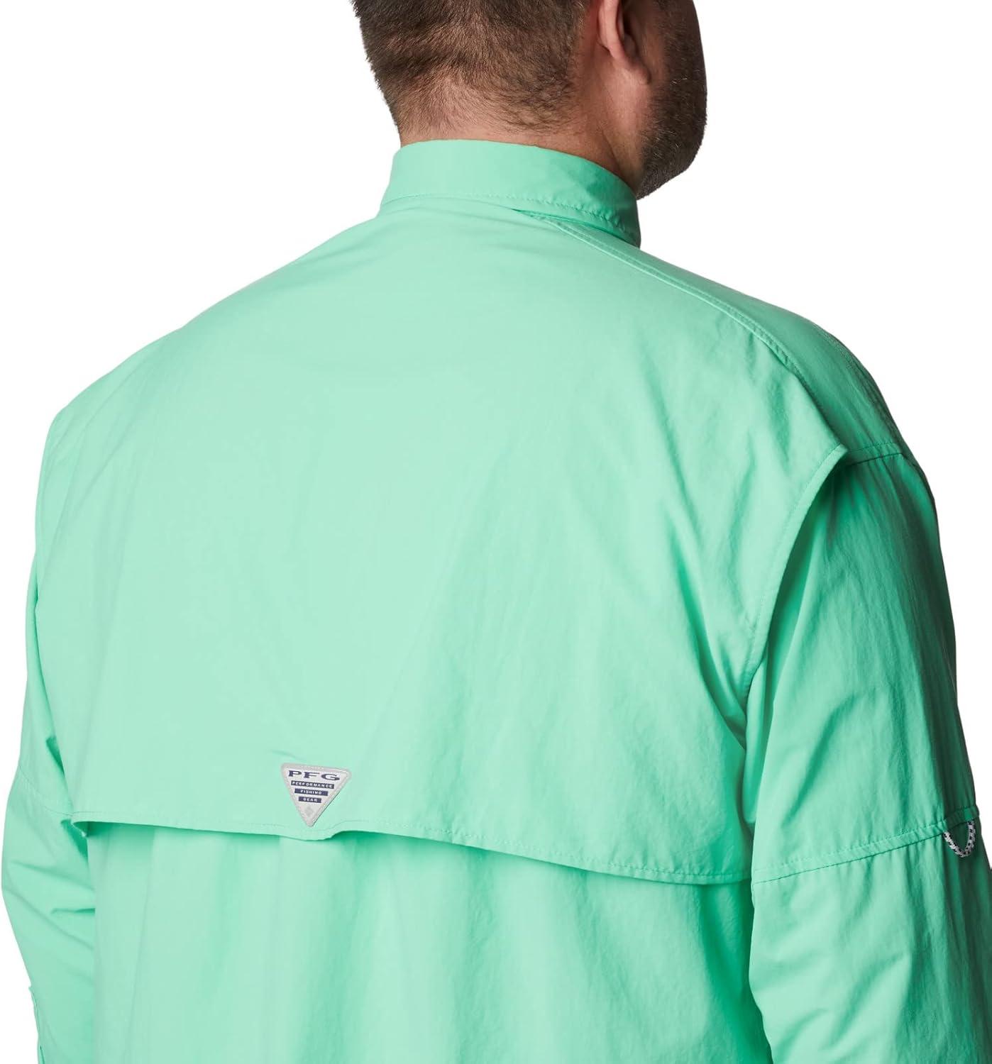 imageColumbia Mens PFG Bahama II Long Sleeve ShirtLight Jade