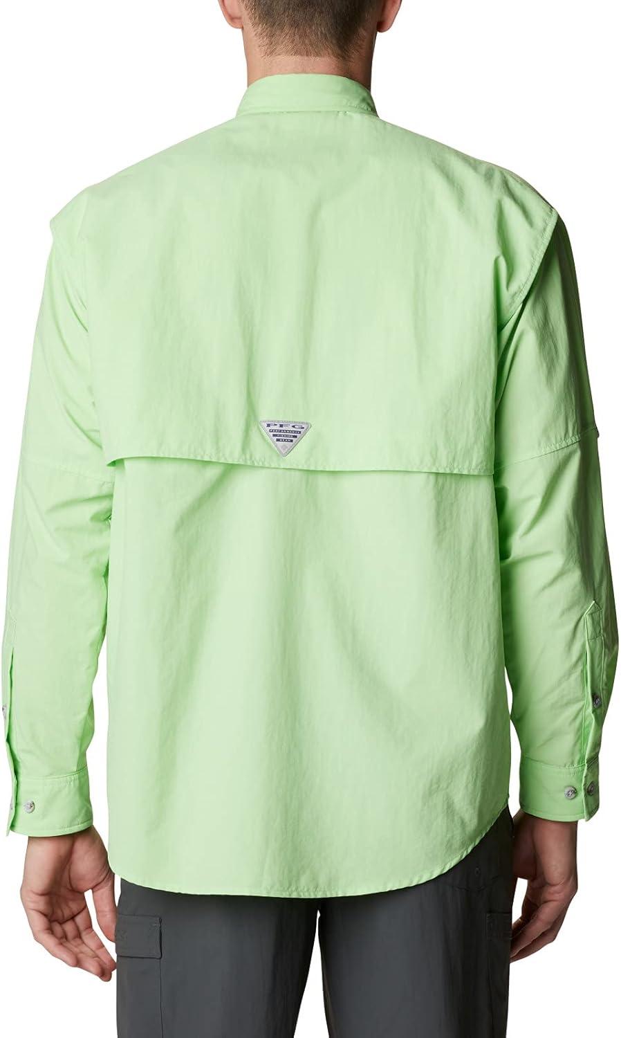 imageColumbia Mens PFG Bahama II Long Sleeve ShirtLime Glow