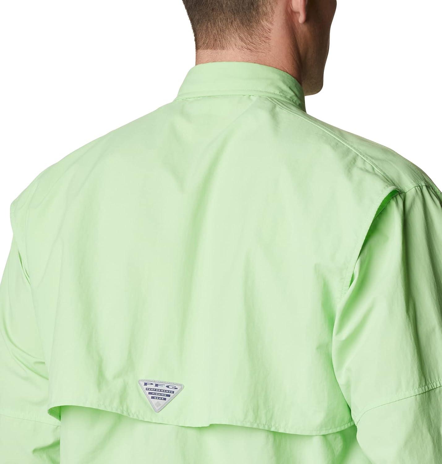imageColumbia Mens PFG Bahama II Long Sleeve ShirtLime Glow