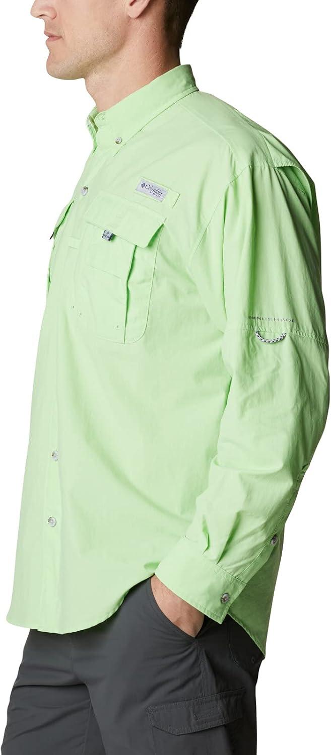 imageColumbia Mens PFG Bahama II Long Sleeve ShirtLime Glow