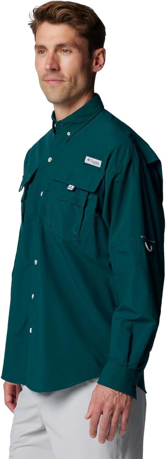 imageColumbia Mens PFG Bahama II Long Sleeve ShirtMidnight Teal