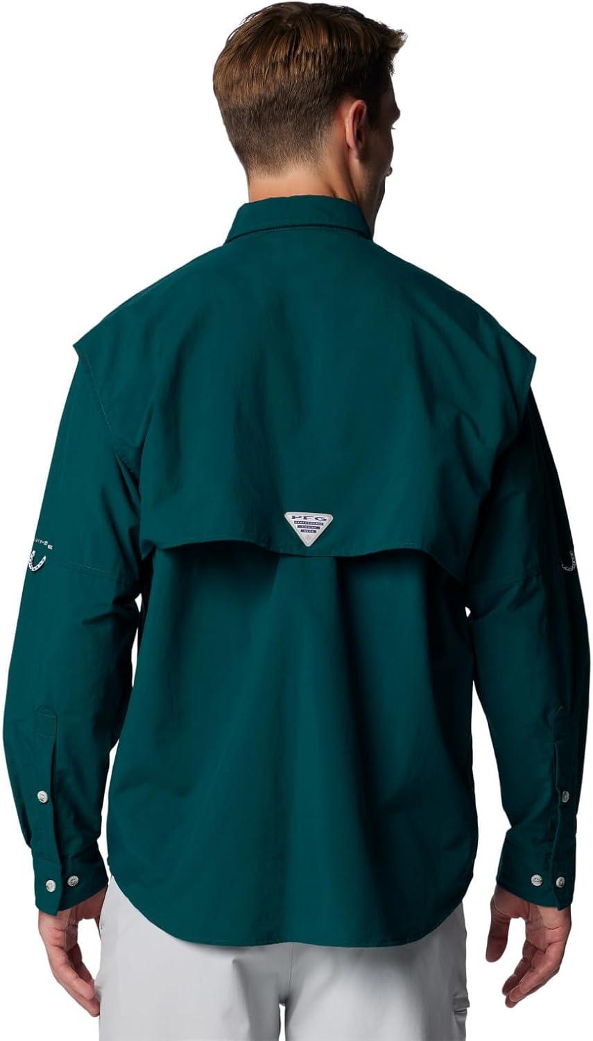 imageColumbia Mens PFG Bahama II Long Sleeve ShirtMidnight Teal