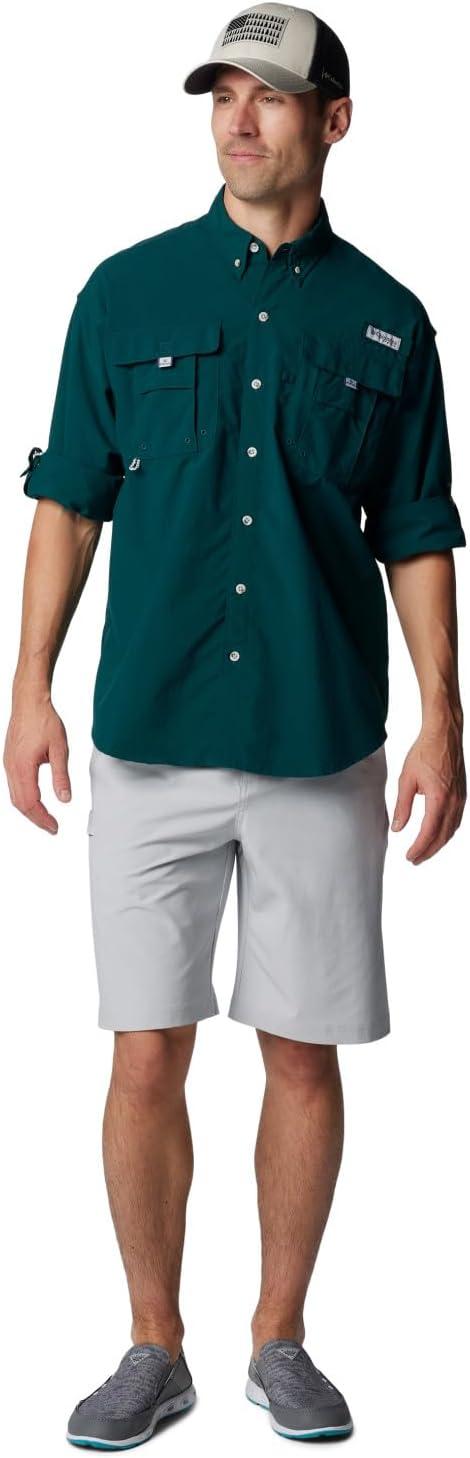 imageColumbia Mens PFG Bahama II Long Sleeve ShirtMidnight Teal