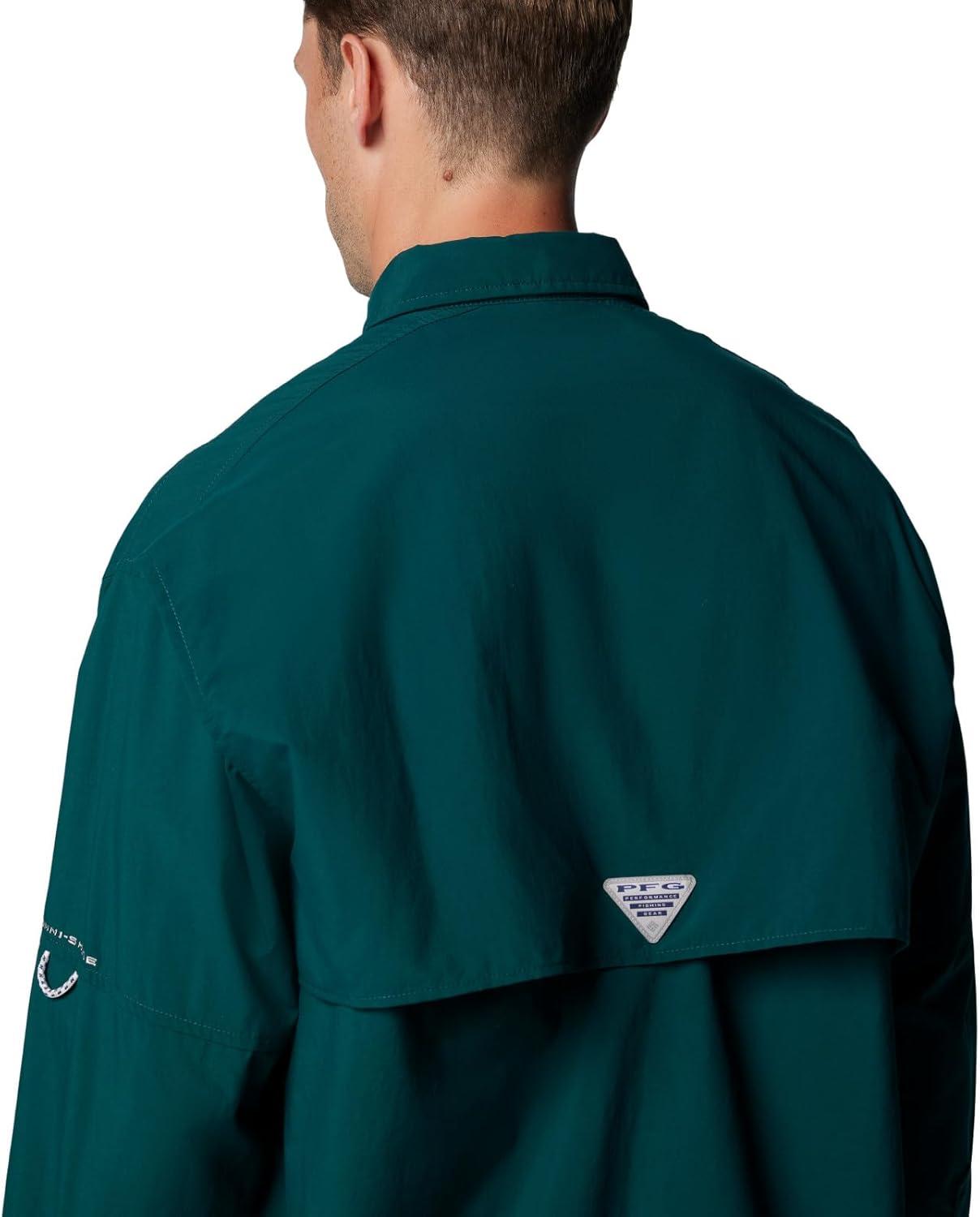 imageColumbia Mens PFG Bahama II Long Sleeve ShirtMidnight Teal