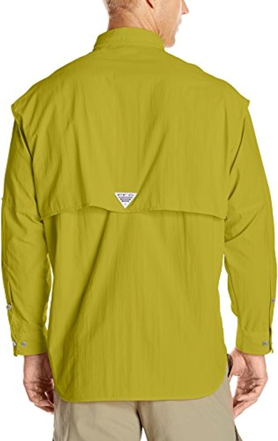 imageColumbia Mens PFG Bahama II Long Sleeve ShirtMineral Yellow