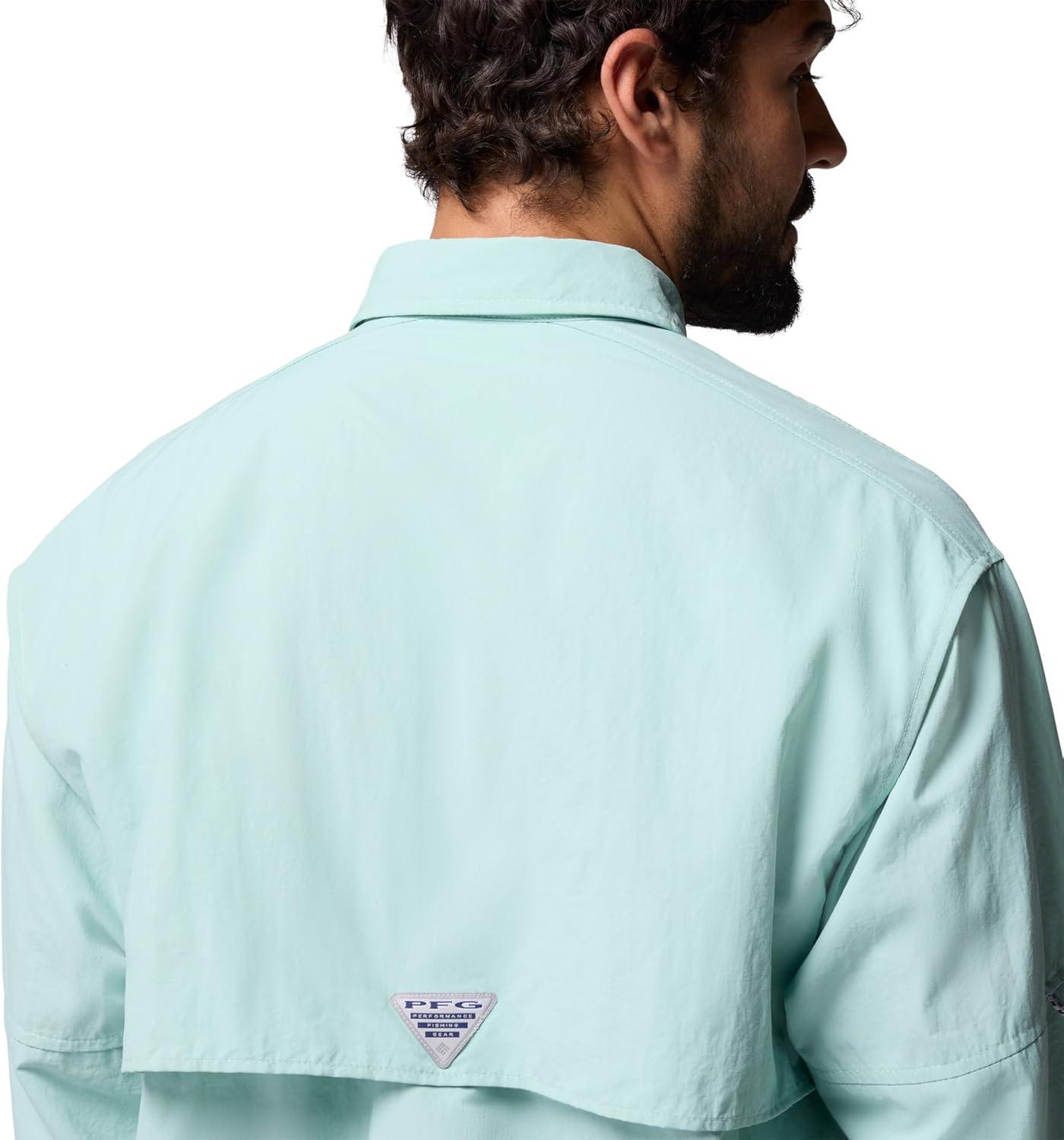 imageColumbia Mens PFG Bahama II Long Sleeve ShirtMisty Jade