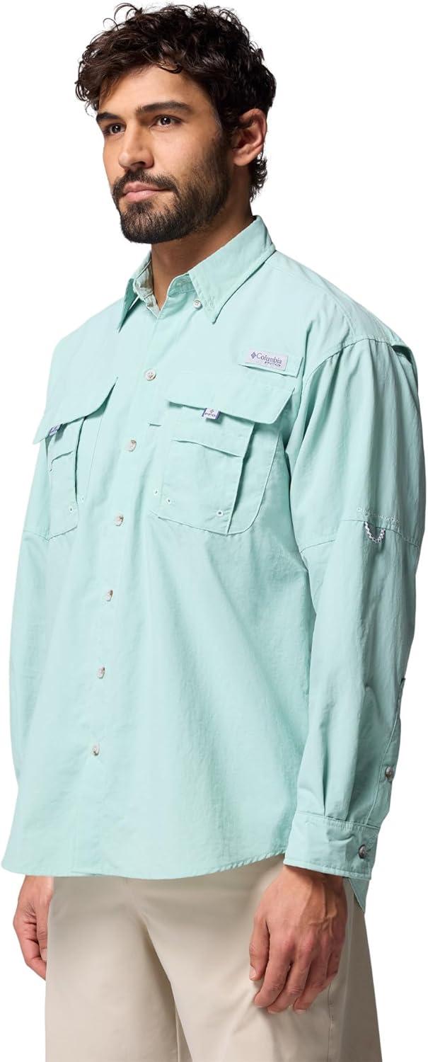 imageColumbia Mens PFG Bahama II Long Sleeve ShirtMisty Jade