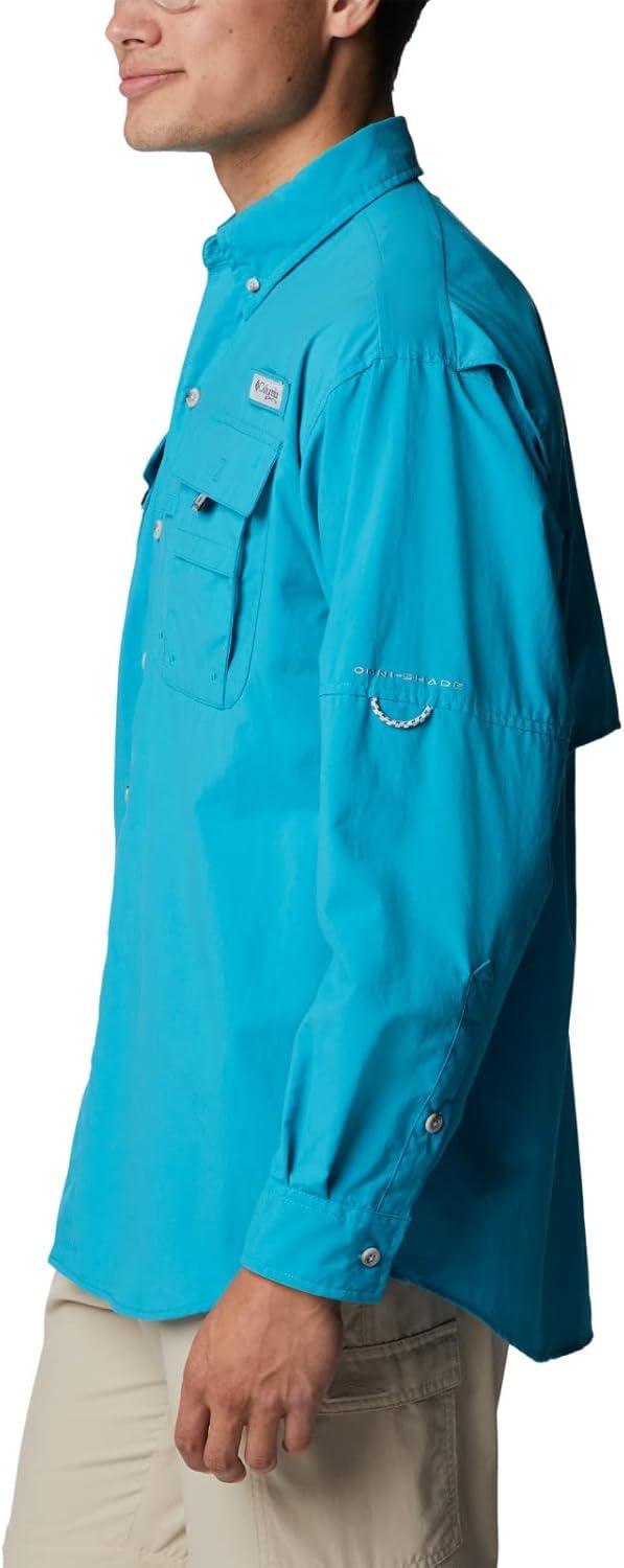 imageColumbia Mens PFG Bahama II Long Sleeve ShirtOcean Teal