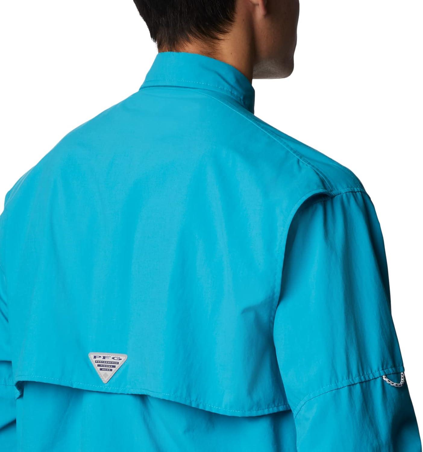 imageColumbia Mens PFG Bahama II Long Sleeve ShirtOcean Teal