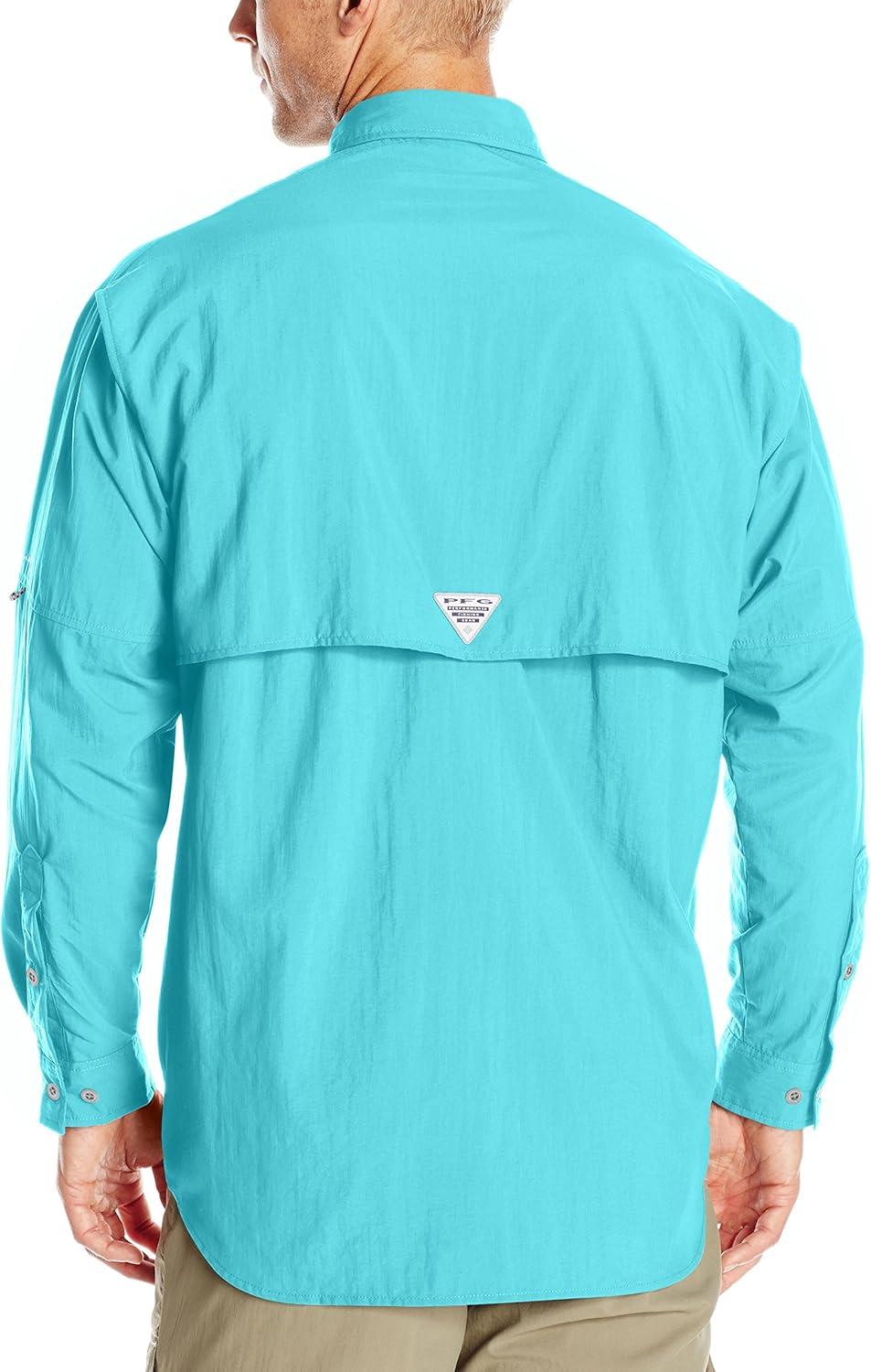 imageColumbia Mens PFG Bahama II Long Sleeve ShirtOpal Blue