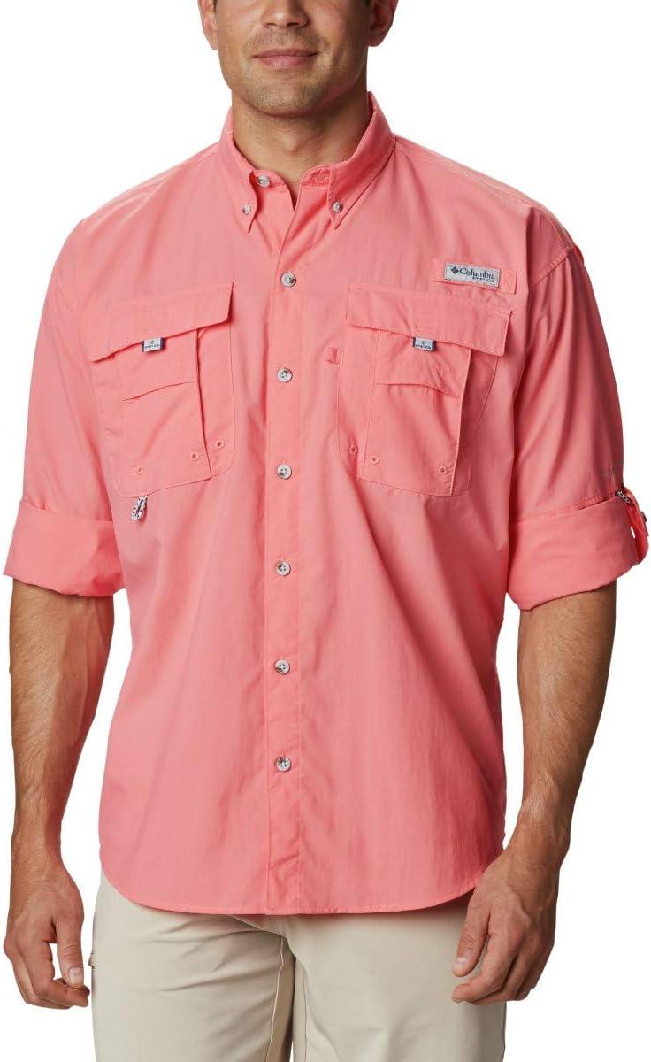 imageColumbia Mens PFG Bahama II Long Sleeve ShirtSalmon