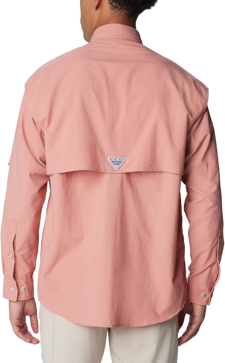 imageColumbia Mens PFG Bahama II Long Sleeve ShirtSandalwood Pink