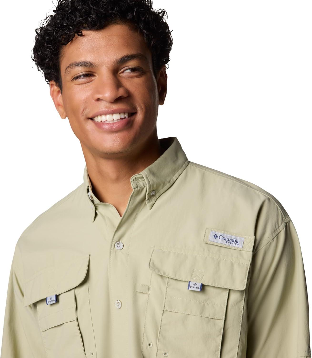 imageColumbia Mens PFG Bahama II Long Sleeve ShirtSmokey Sage